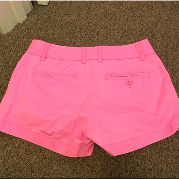 Pink J. Crew Chinco Shorts - Picture 2 of 3